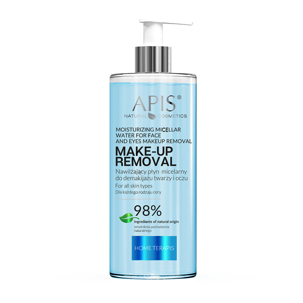 Apis Home Therapis Moisturising Micellar Water for Face and Eyes Makeup Removal 500ml