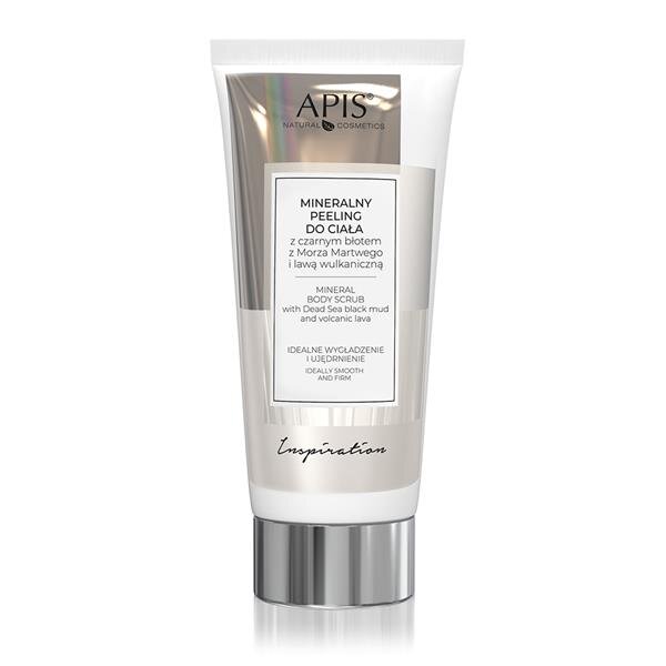 Apis Inspiration Mineral Body Peeling with Black Mud from the Dead Sea and Volcanic Lava for All Skin Types 200ml