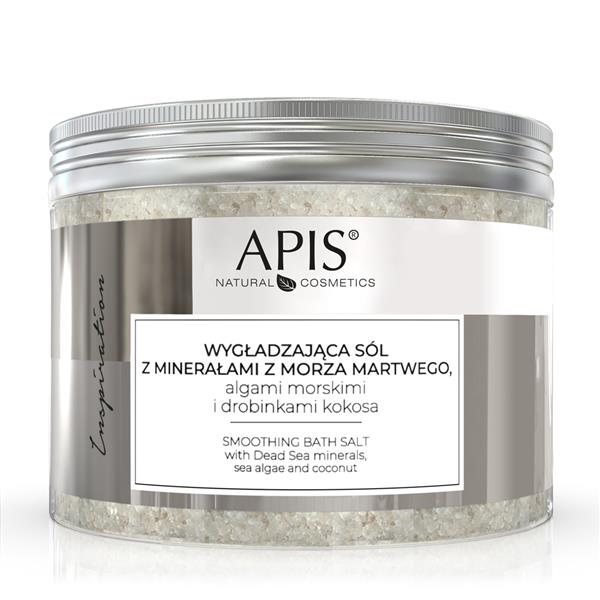 Apis Inspiration Smoothing Bath Salt with Dead Sea Minerals Sea Algae and Coconut 650g