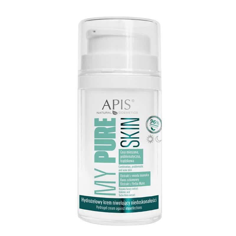 Apis My Pure Skin Hydrogel Cream Against Skin Imperfections for Day and Night 50ml