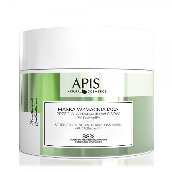 Apis Natural Solution Strengthening Mask with Baicapil™ for Weakened Hair Prone to Loss 200ml