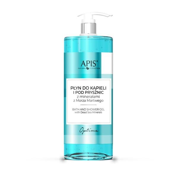 Apis Optima Bath and Shower Gel with Dead Sea Minerals 1L