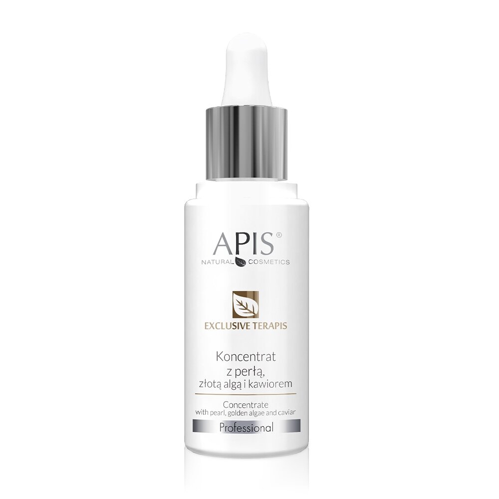 Apis Professional Brightening Concentrate with Pearl-Golden Algae and Caviar for Mature Skin 30ml