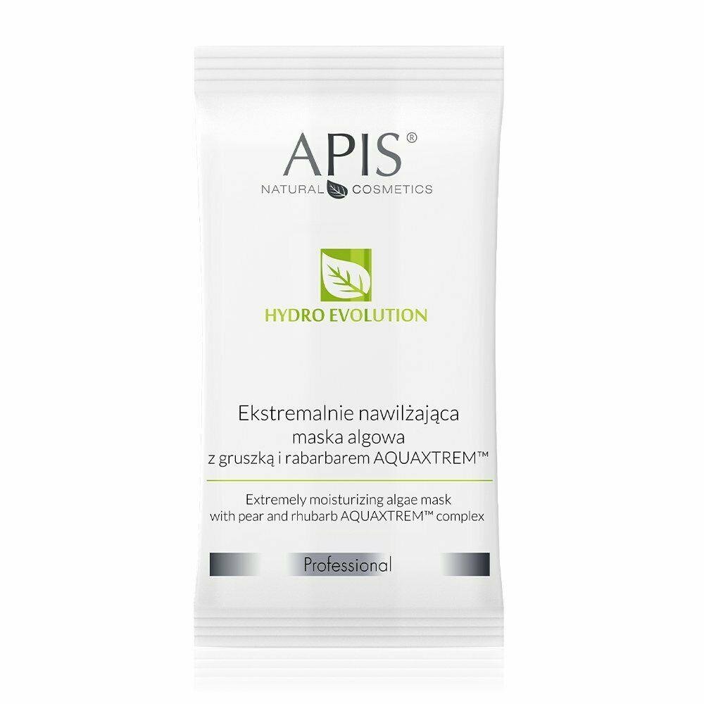 Apis Professional Hydro Evolution Extremely Moisturizing Algae Mask with Pear and Rhubarb for Dehydrated Skin 20g