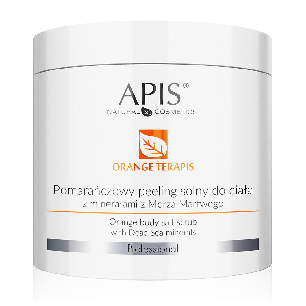 Apis Professional Orange terApis Orange Salt Body Peeling with Dead Sea Minerals for All Skin Types 700g