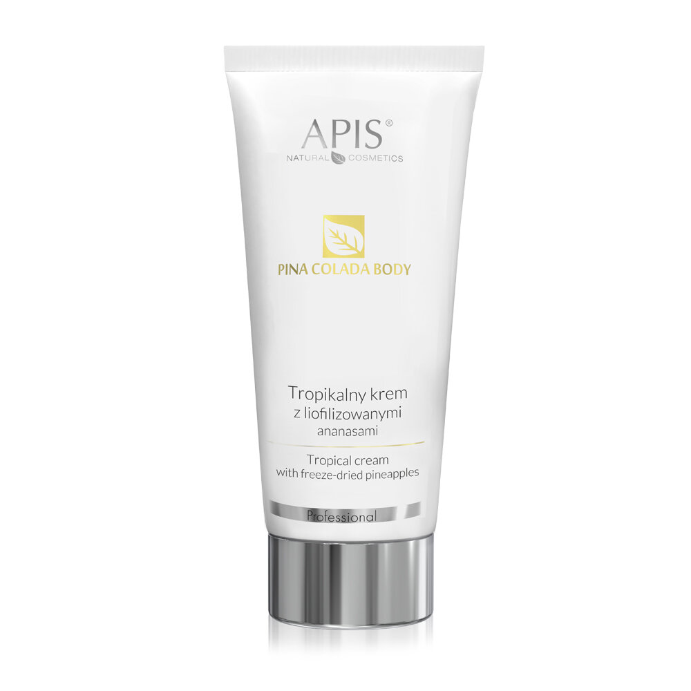 Apis Professional Pina Colada Body Tropical Cream with Freeze-Dried Pineapples 200ml