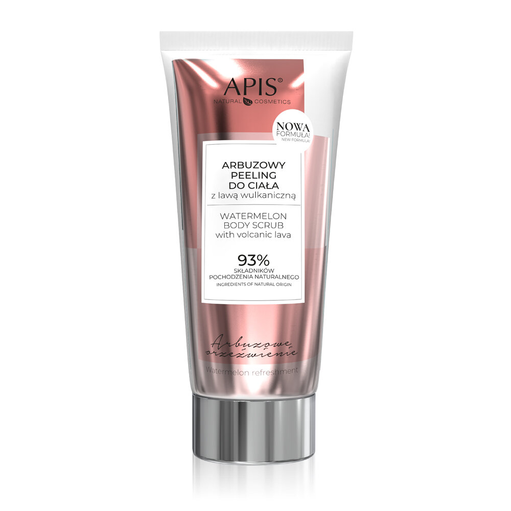 Apis Watermelon Refreshment Watermelon Body Scrub with Volcanic Lava 200ml