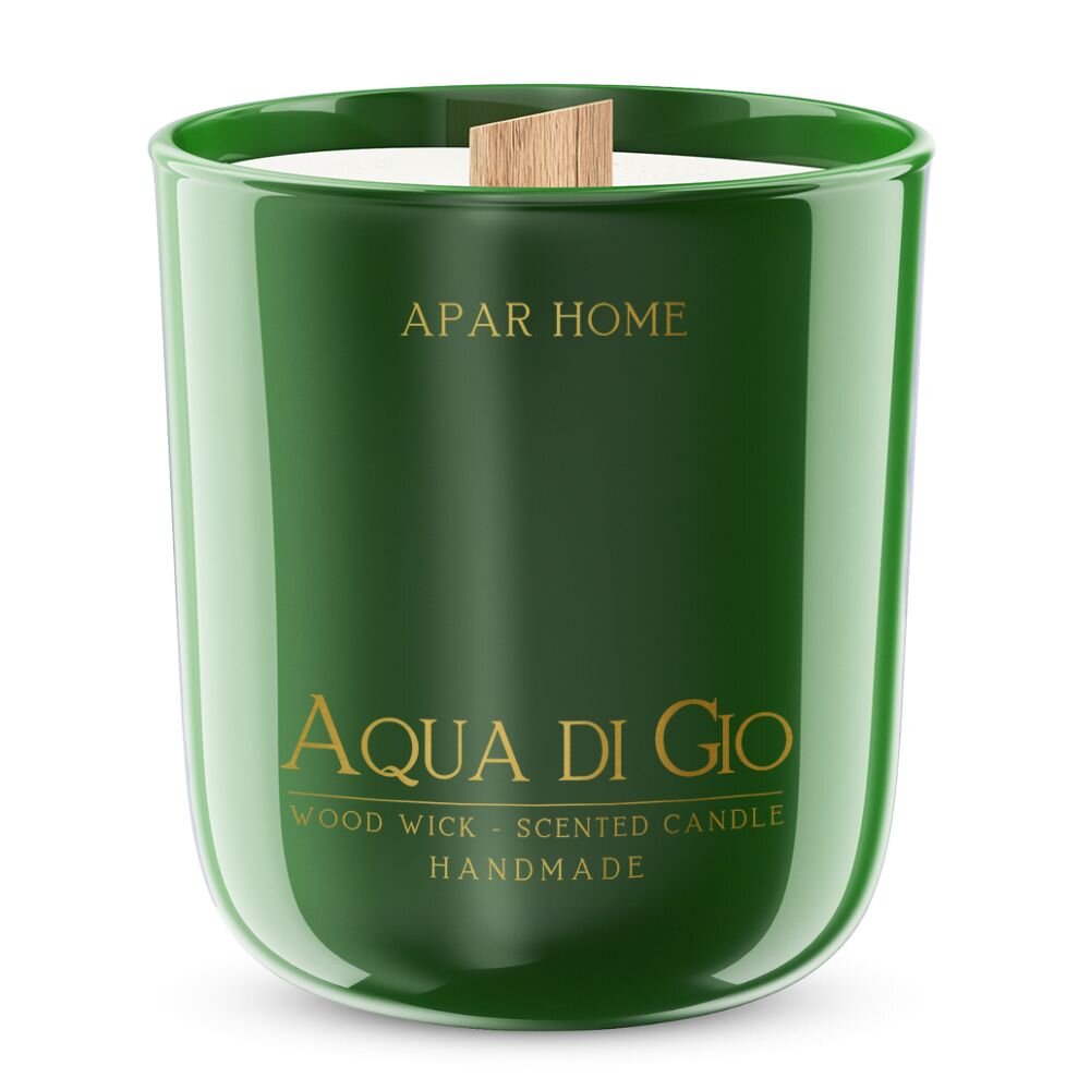 Aqua di Gio Soy Scented Candle in Glass 1 Piece