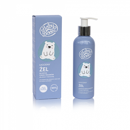 BabyBoom Gentle Cleansing Gel for Body and Hair for Children and Babies 200ml