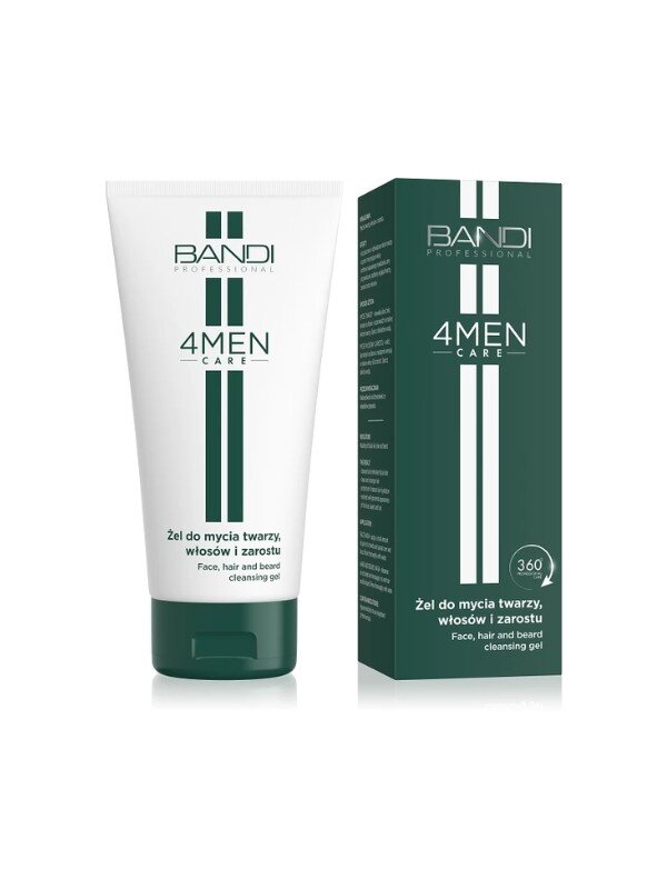 Bandi 4Men Care Face Hair and Beard Washing Gel 150ml