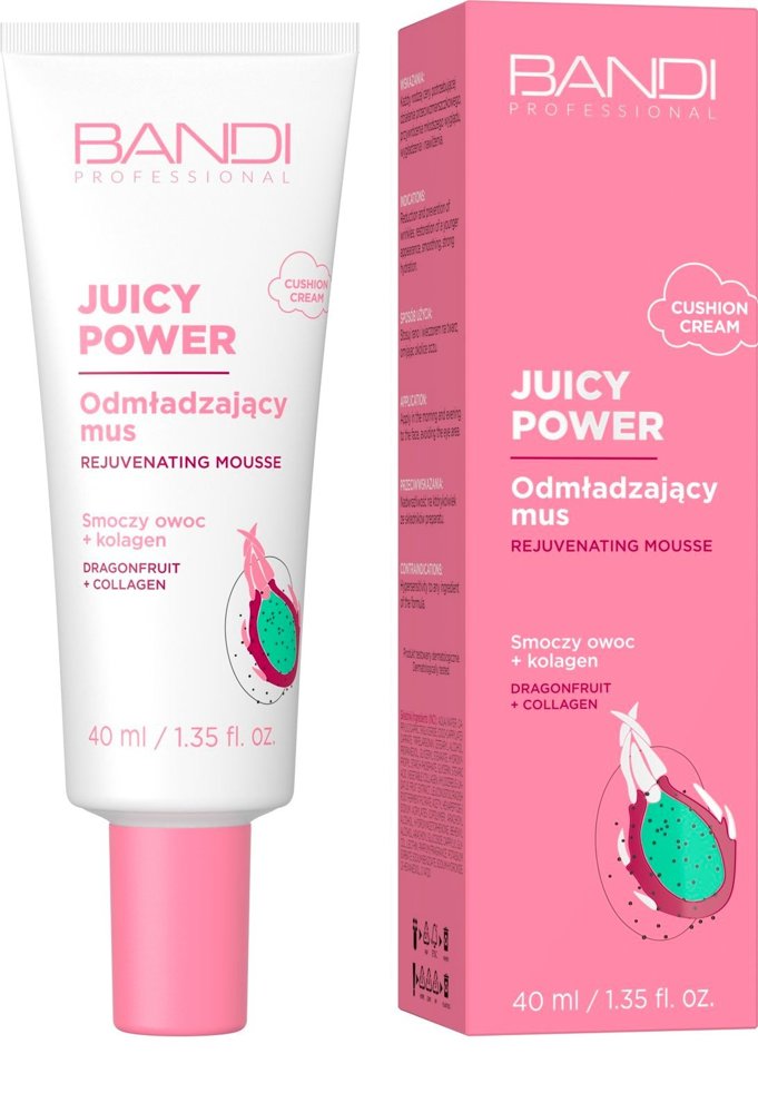 Bandi Juicy Power Limited Edition Rejuvenating Fruit Mousse for All Skin Types 40ml