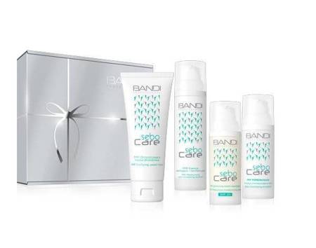 Bandi Sebo Care Set PMF Pore Reducing Emulsion Protective Cream Purifying Mask Moisturizing Essence 2x50ml 2x75ml