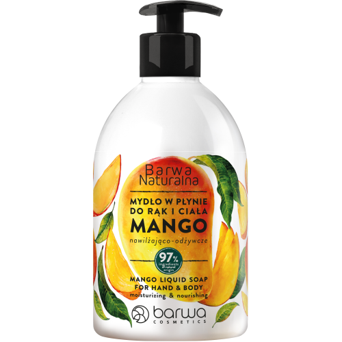 Barwa Natural Nourishing Liquid Soap Mango 500ml