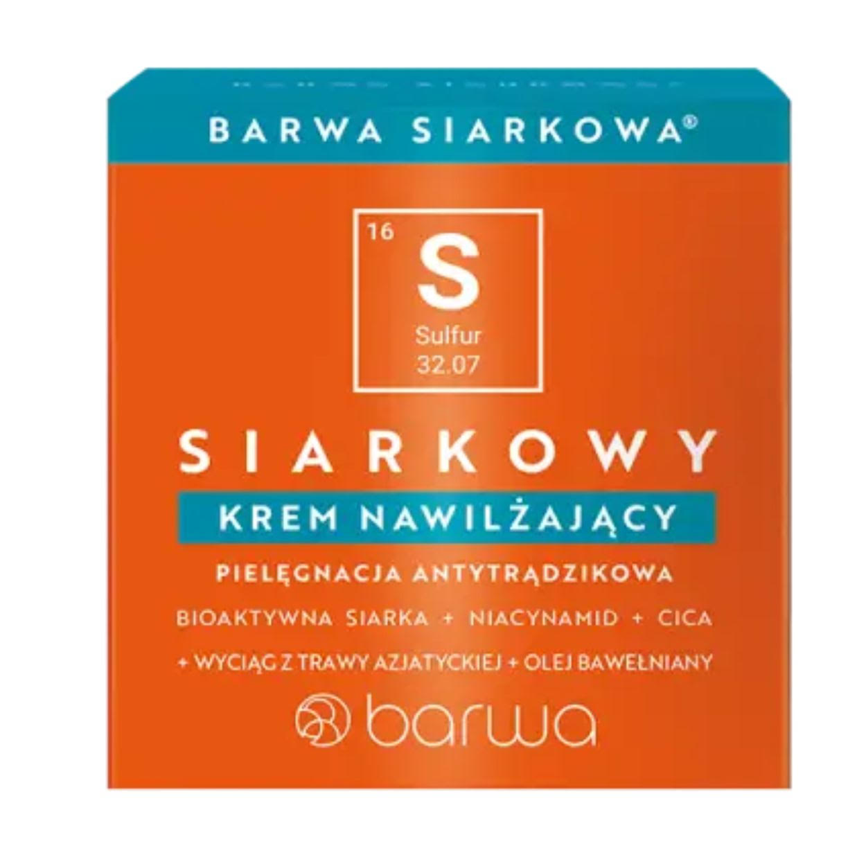 Barwa Siarkowa Moisturising Cream Containing Sulphur  for Day and Night 50ml