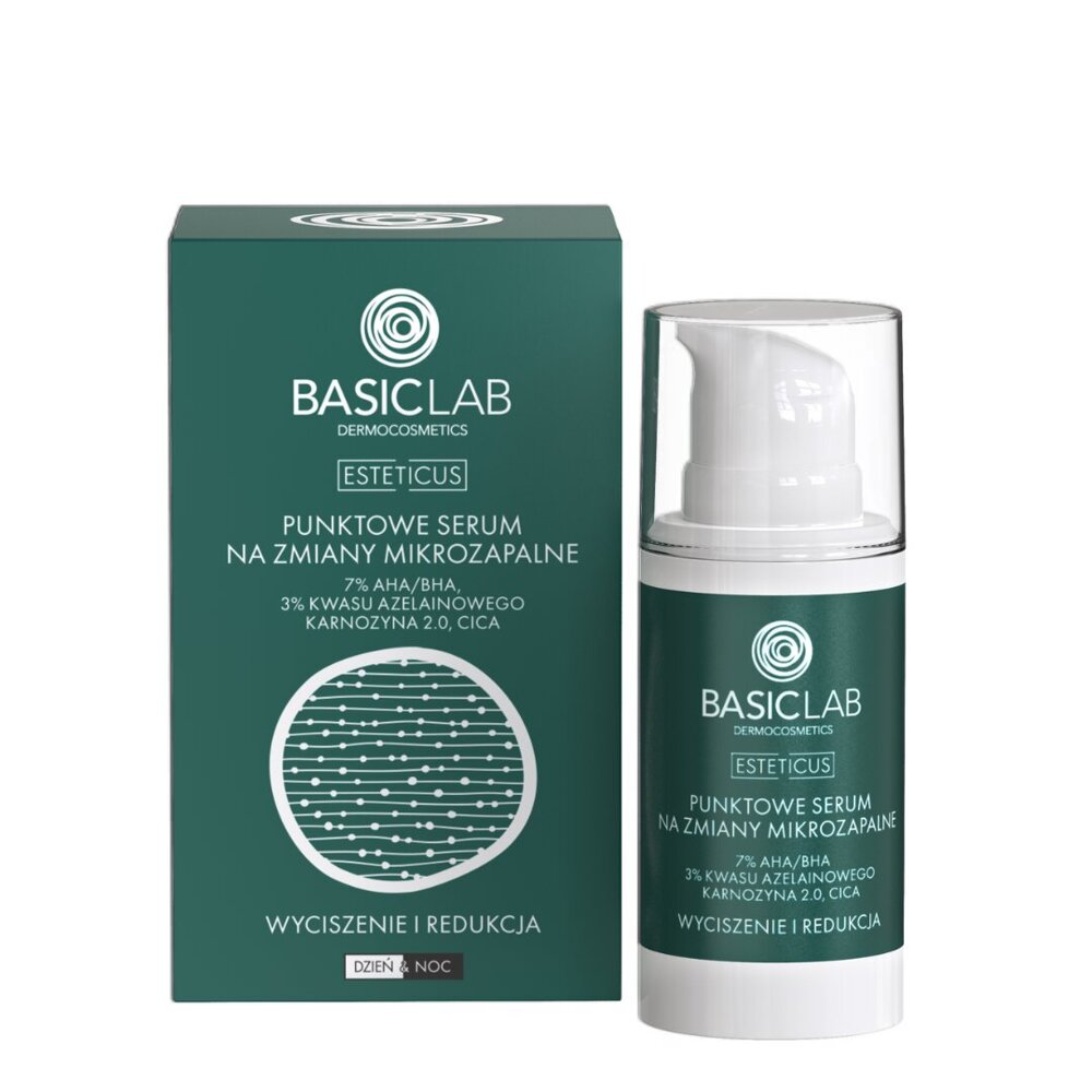 BasicLab Dermocosmetics Spot Serum for Microinflammatory Lesions for Problematic Skin 15ml