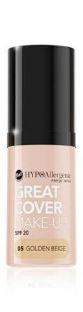 Bell HypoAllergenic Great Cover Make-Up SPF20 Hypoallergenic Intensive Coverage Mousse Foundation 05 Golden Beige 20g