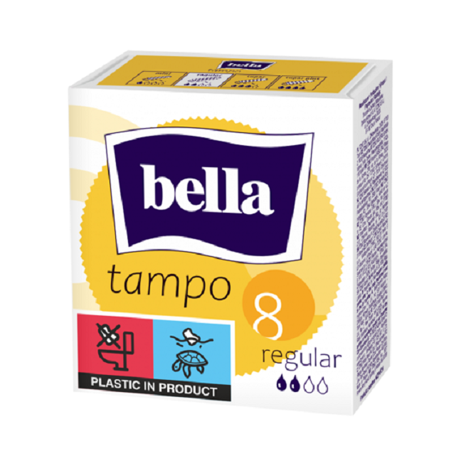 Bella Tampo Regular Tampons without Applicator 8 Pieces