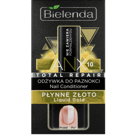 Bielenda Anx 10 Total Repair Nail Conditioner Liquid Gold 11ml