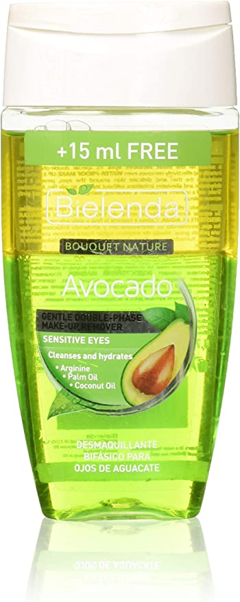 Bielenda Avocado Delicate Double Phase Make Up Eyes Remover 140ml