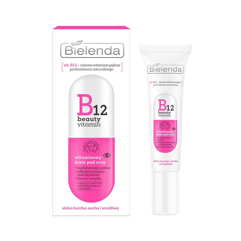 Bielenda B12 Beauty Vitamin Eye Cream for Very Dry and Sensitive Skin 15ml