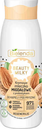 Bielenda Beauty Milky Creamy Regenerating Almond Milk for Bath and Shower 400ml