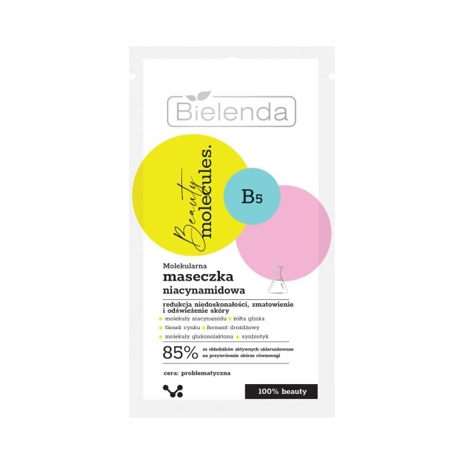 Bielenda Beauty Molecules Molecular Niacinamide Mask for Problematic Skin 8g