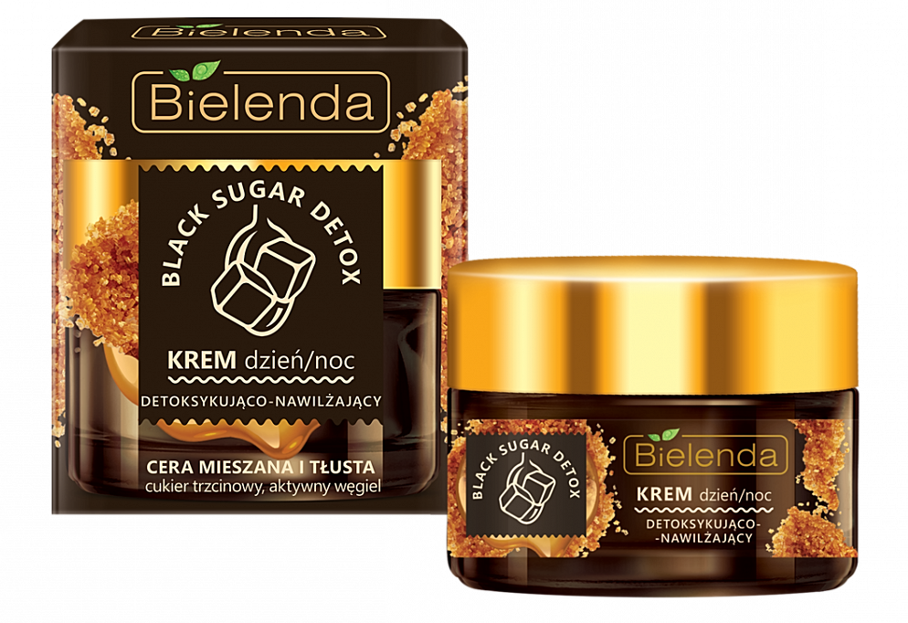 Bielenda Black Sugar Detox Detoxifying and Moisturizing Cream for Day and Night 50ml