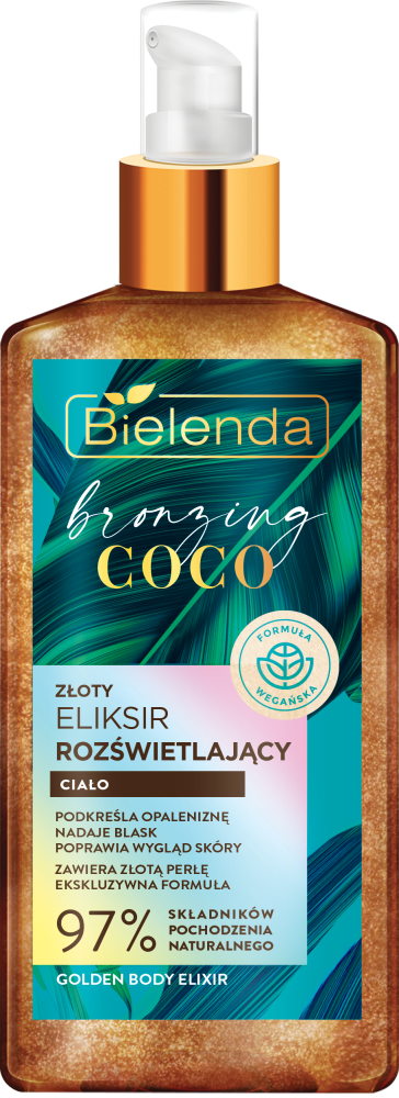 Bielenda Bronzing Coco Illuminating Gold Body Elixir 150ml