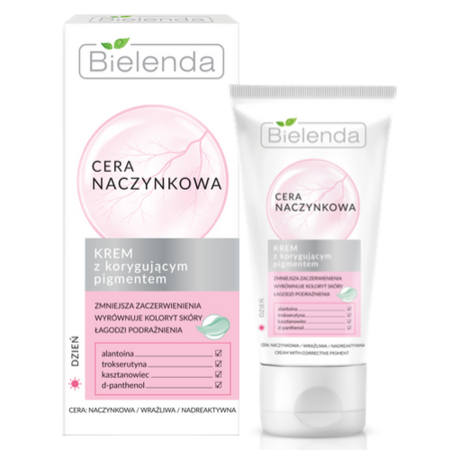 Bielenda Capillary Skin Day Face Cream with Corrective Pigment 50ml