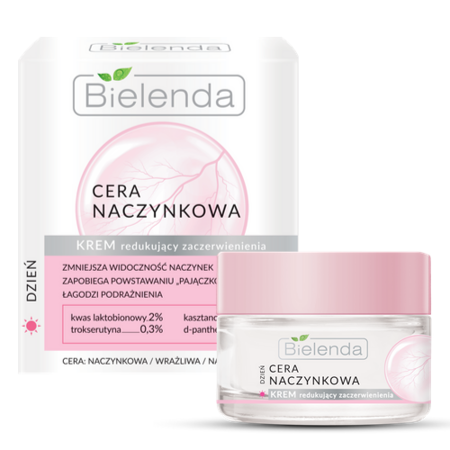 Bielenda Capillary Skin Reducing Redness Day Cream for Sensitive and Capillary Skin 50ml