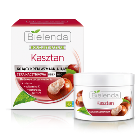 Bielenda Chestnut Strengthening Day and Night Cream for Capillary Skin 50ml