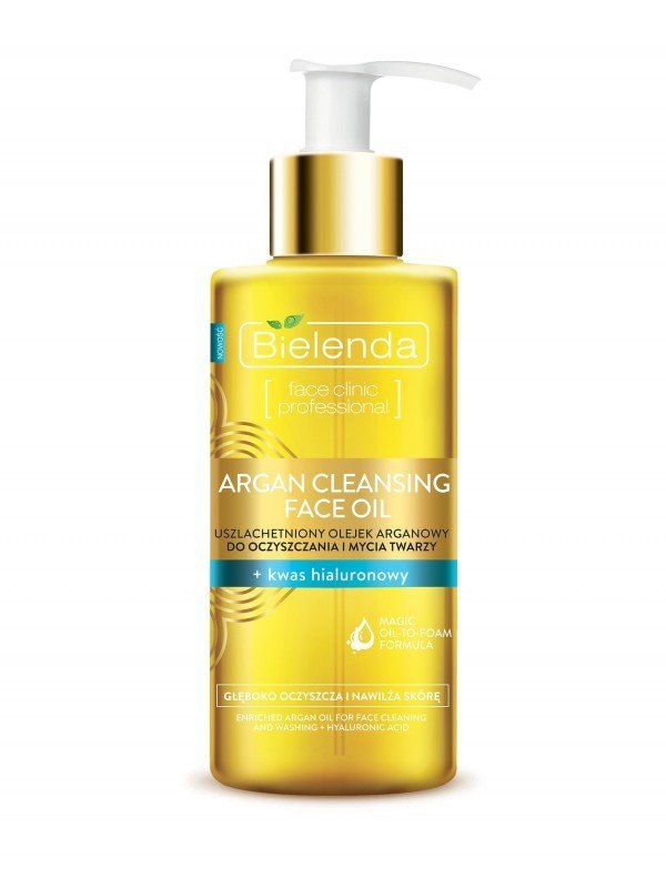 Bielenda Cleansing and Moisturizing Argan Face Oil with Hyaluronic Acid 140ml