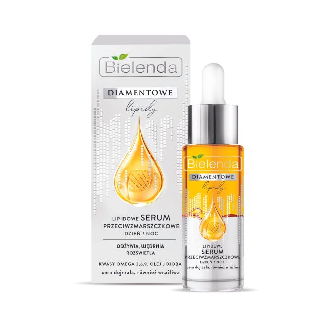 Bielenda Diamond Lipid Anti-Wrinkle Day and Night Serum for Mature and Sensitive Skin 30ml