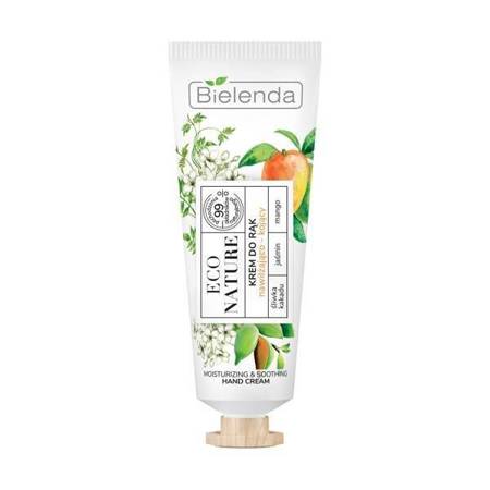 Bielenda Eco Nature Hand Cream Moisturizing and Soothing Kakadu Plum Jasmine Mango 50ml
