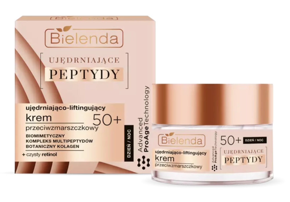 Bielenda Firming Peptides 50+ Firming and Lifting Anti-Wrinkle Day and Night Cream 50ml