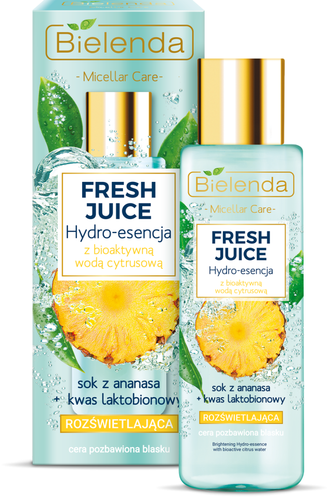 Bielenda Fresh Juice Brightening Hydro Essence with Pineapple and Lactobionic Acid 110ml