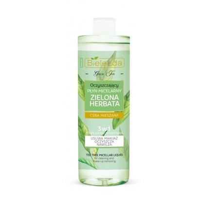 Bielenda Green Tea Cleansing Micellar Water 3in1 for Combination Skin 500ml