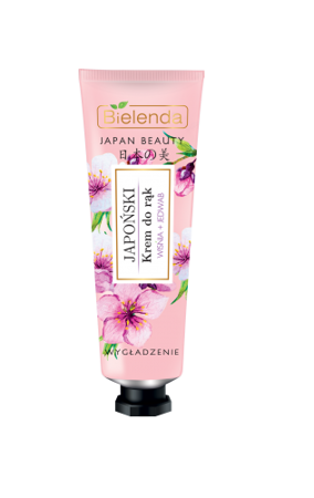 Bielenda Japan Beauty Smoothing Hand Cream with Cherry and Silk 50ml