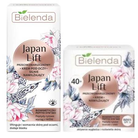Bielenda Japan Lift Anti Winkle Day Cream 40+ SPF6 and Eye Cream 50x15ml