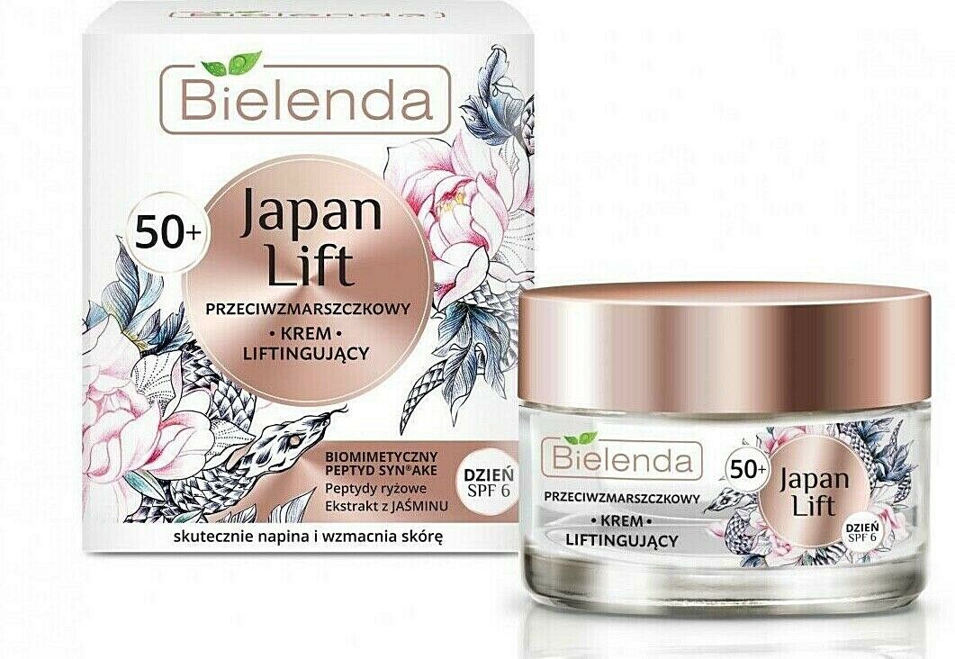 Bielenda Japan Lift Anti-Wrinkle Lifting Day Cream 50+ with SPF6 50ml
