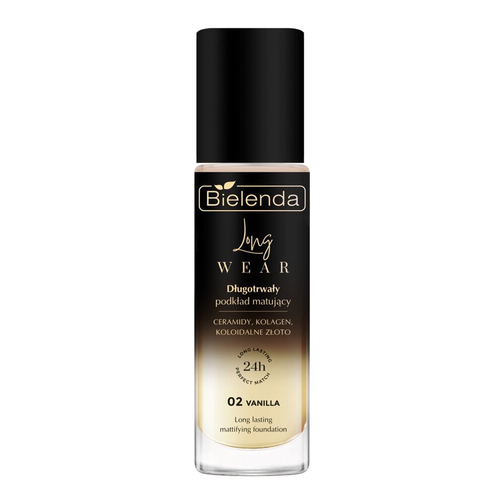 Bielenda Long Wear Long-Lasting Mattifying Foundation 02 Vanilla 30ml