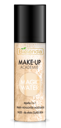 Bielenda Make Up Academie Magic Water Face Mist Highlighter Primer 3in1 Nude 150ml
