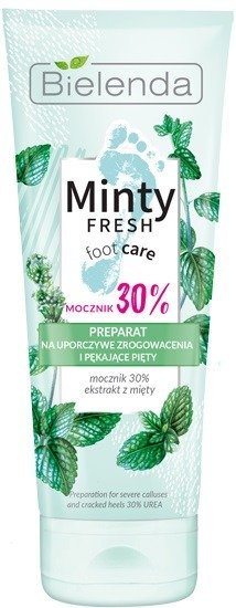 Bielenda Minty Fresh Foot Care Preparation for Persistent Calluses and Cracked Heels 75ml