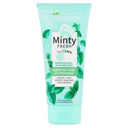 Bielenda Minty Fresh Foot Care Refreshing and Smoothing Antiperspirant Cream 100ml