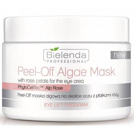 Bielenda Professional Eye Lift Program Peel-off Algae Mask for Around Eye Area with Rose 90g