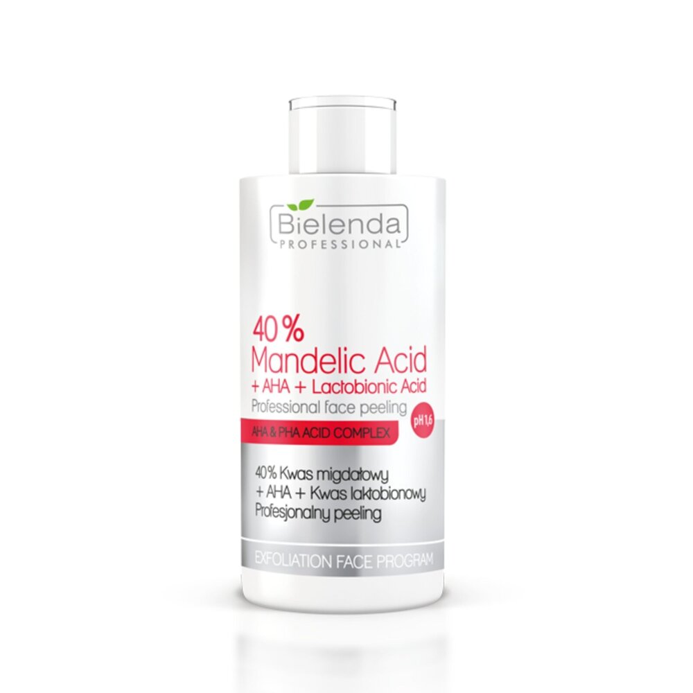 Bielenda Professional Face Professional Program Peeling 40% Mandelic Acid + AHA + Lactobionic Acid pH 1.6 for Problematic Skin 150g