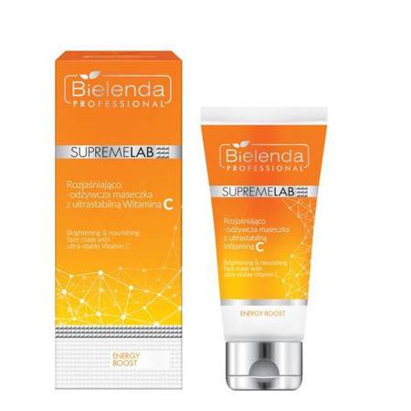 Bielenda Professional Supremelab Energy Boost Brightening and Nourishing Face Mask with Stable Vit C 70ml