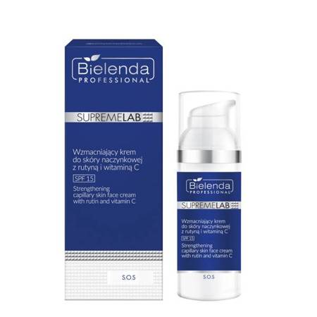 Bielenda Professional Supremelab S.O.S. Strengthening Capillary Skin Face Cream with Rutin and Vitamin C 50ml