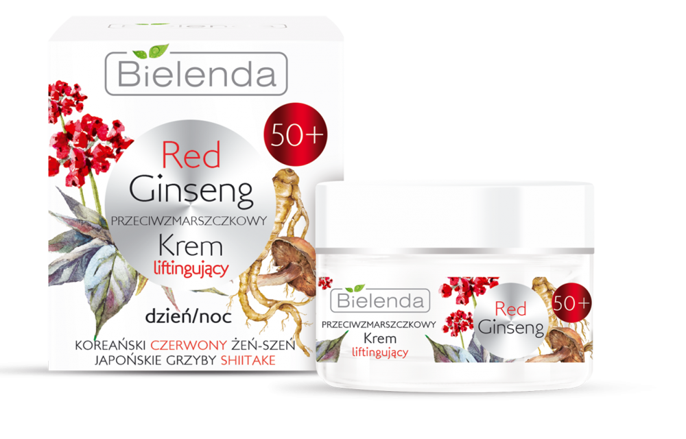 Bielenda Red Ginseng Anti-Wrinkle Lifting Cream 50+ for Day and Night 50ml