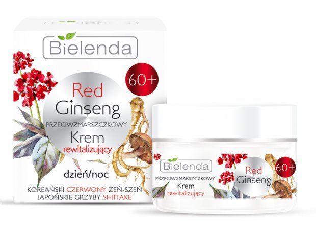 Bielenda Red Ginseng Anti-wrinkle Revitalizing Cream 60+ Day Night 50ml